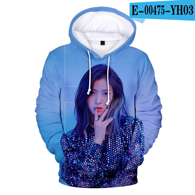 2020 New Arrival ITZY 3D Hoodies Men/women Autumn Winter Fashion Harajuku Sweatshirts 3D Print ITZY Hip Hop Creative Hoodie Tops