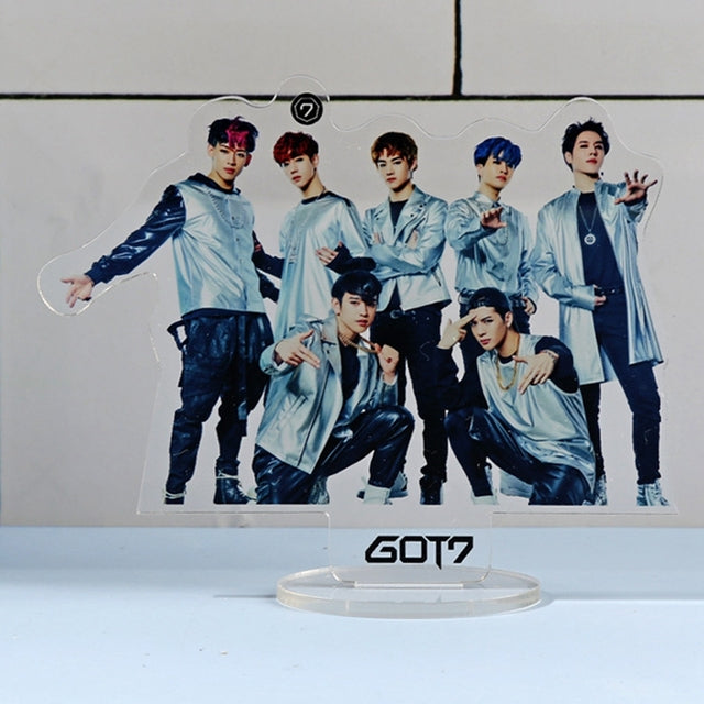 KPOP Stray Kids TWICE ITZY GOT7 Acrylic Stand For Fans Figure Model Toys Desktop Plate Base Standing Decoration