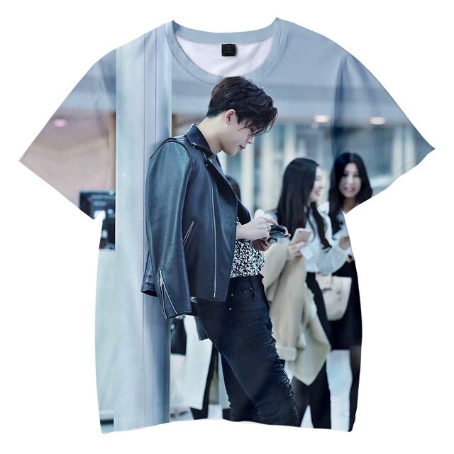 MONSTA X T-shirt O-Neck Men's Tshirt Women Summer Short Sleeve T-shirt Casual Streetshirt 2021 New Mini Album FANTASIA X