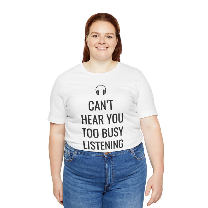 Copy of Headphone Can't Hear You Too Busy Listening To K-Pop T-Shirt - Trendy Kpop T-shirts - Kpop Classic T-Shirt