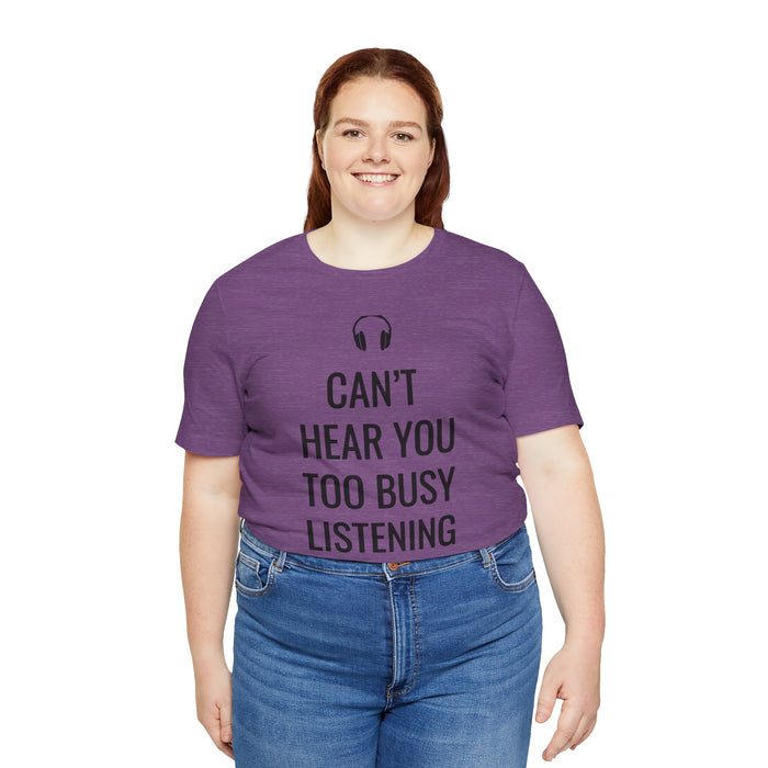 Copy of Headphone Can't Hear You Too Busy Listening To K-Pop T-Shirt - Trendy Kpop T-shirts - Kpop Classic T-Shirt