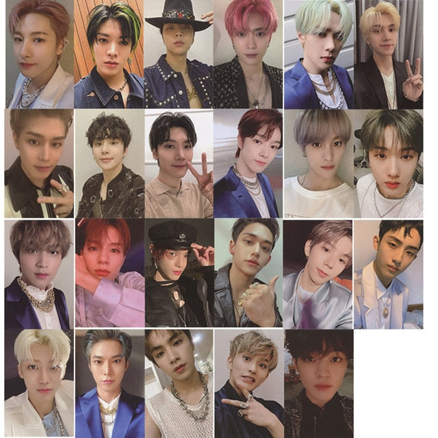 1/23PCS KPOP 2020 NCT Photocard RESONANCE PT.1 New Album Signature Blue Ins Small LOMO Card Self Made For Fans Gift Collection
