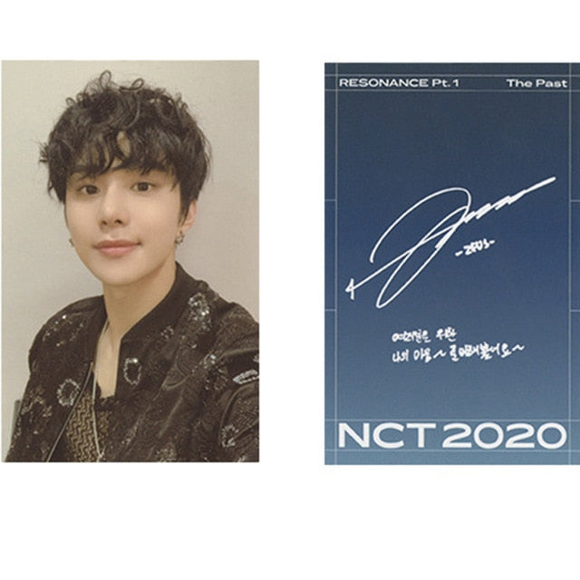1/23PCS KPOP 2020 NCT Photocard RESONANCE PT.1 New Album Signature Blue Ins Small LOMO Card Self Made For Fans Gift Collection