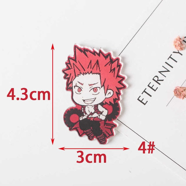 1 PCS Painting cartoon mix My Hero Academia for Clothing Acrylic Badges Kawaii Icons on The Backpack Pin Brooch Badge