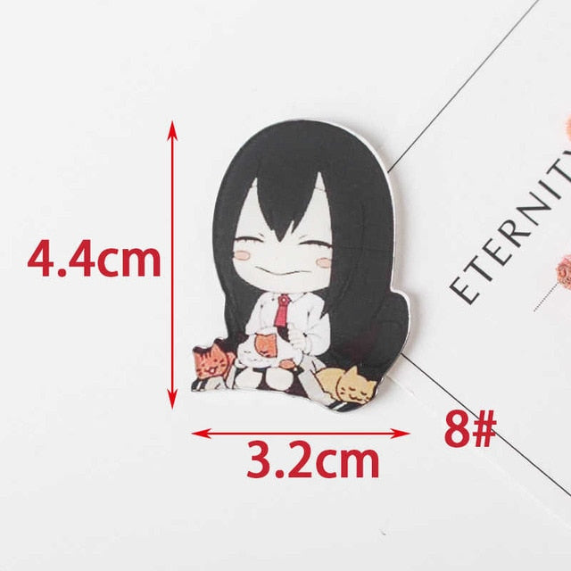 1 PCS Painting cartoon mix My Hero Academia for Clothing Acrylic Badges Kawaii Icons on The Backpack Pin Brooch Badge