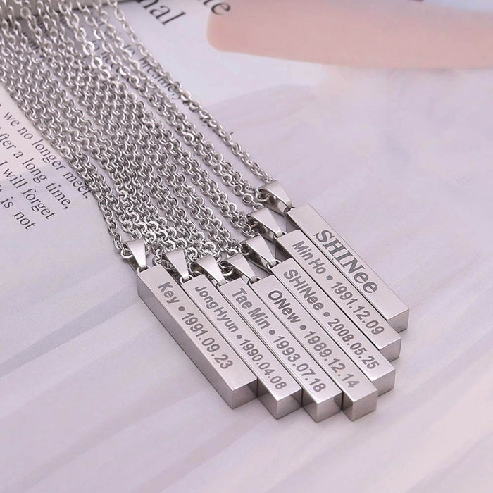 1 Pcs Fashion Boys Kpop SHINee Necklace For Women Man
