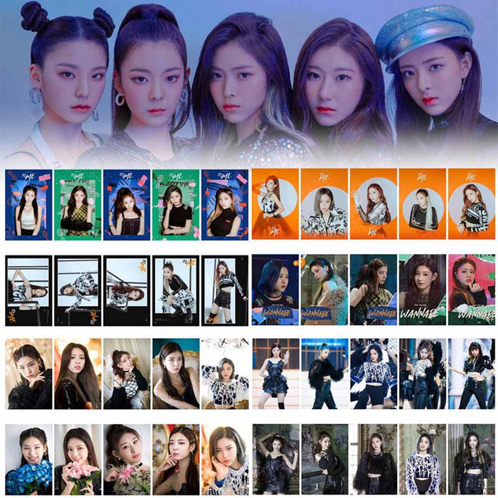 10 Pcs/Set ITZY IT'z ME Photocard Photo Card PVC Crystal Card Stickers For Bus Student Card Stationery Set