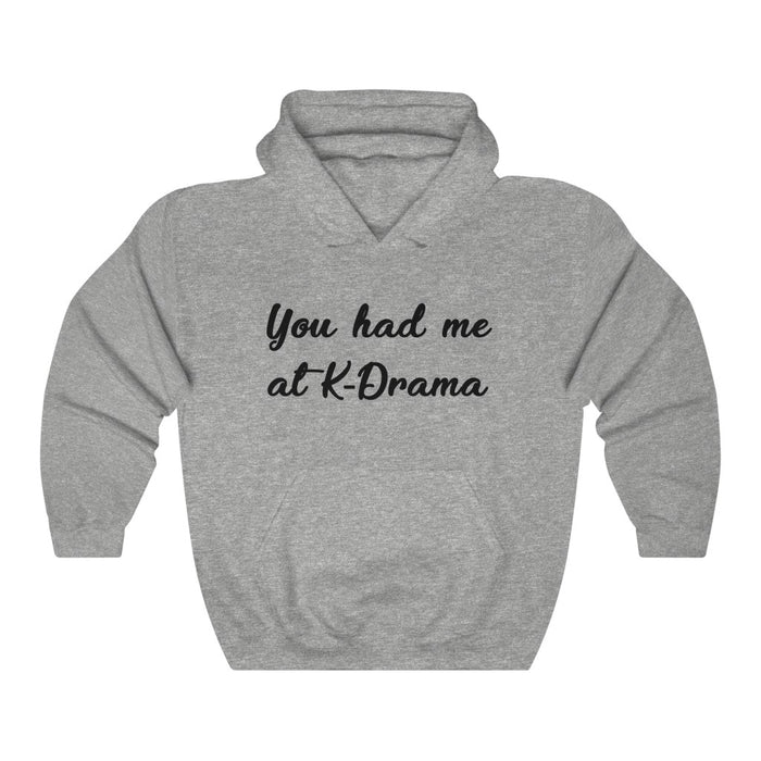 You Had Me At K-Drama Hoodie - Trendy Winter Kpop Hoodies Kpop Fashion - Kpop Hooded Sweater