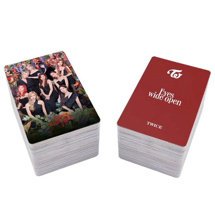 10Pcs/Box Kpop TWICE Album Eyes Wide Open LOMO Card Photocard Self Made Cards For Fans Collection Stationery