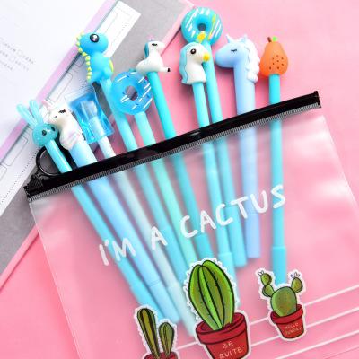 10Pcs/Set Gel Pen Unicorn Pen Stationery Kawaii School Supplies Gel Ink Pen School Stationery Office Suppliers Pen Kids Gifts