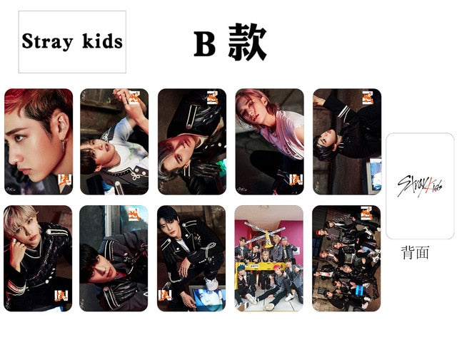 10pcs/set Kpop Stray Kids Photocard New Arrivals HD photo Double side print K-pop stray kids Lomo Cards new arrivals