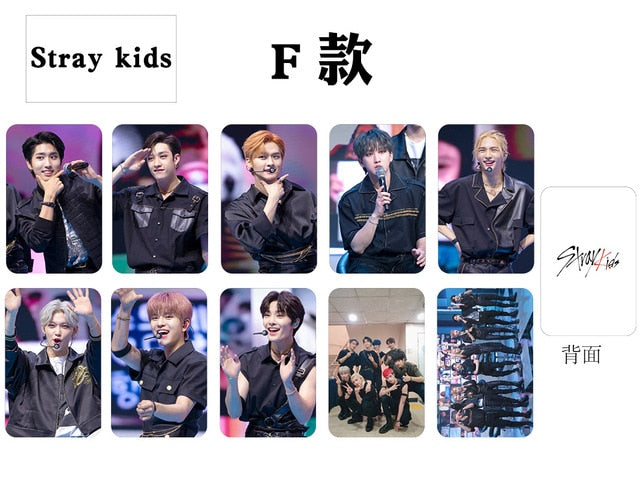 10pcs/set Kpop Stray Kids Photocard New Arrivals HD photo Double side print K-pop stray kids Lomo Cards new arrivals