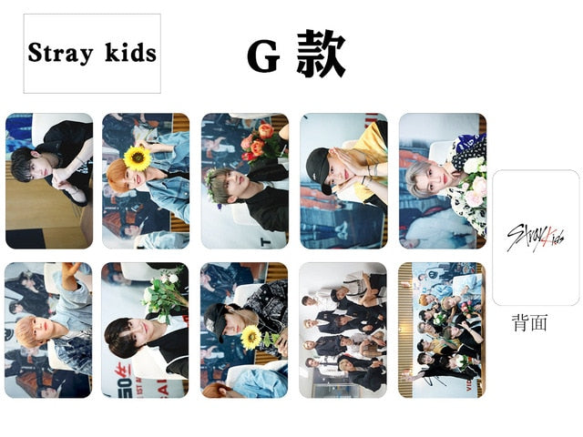 10pcs/set Kpop Stray Kids Photocard New Arrivals HD photo Double side print K-pop stray kids Lomo Cards new arrivals