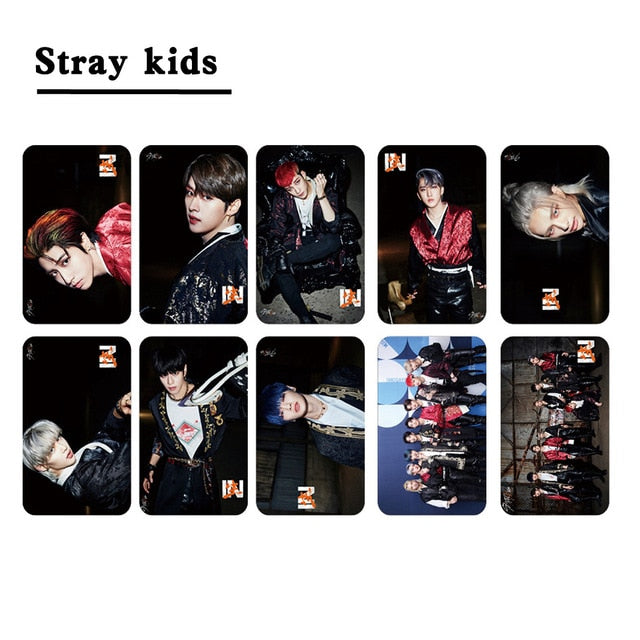 10pcs/set Kpop Stray Kids Photocard New Arrivals HD photo Double side print K-pop stray kids Lomo Cards new arrivals