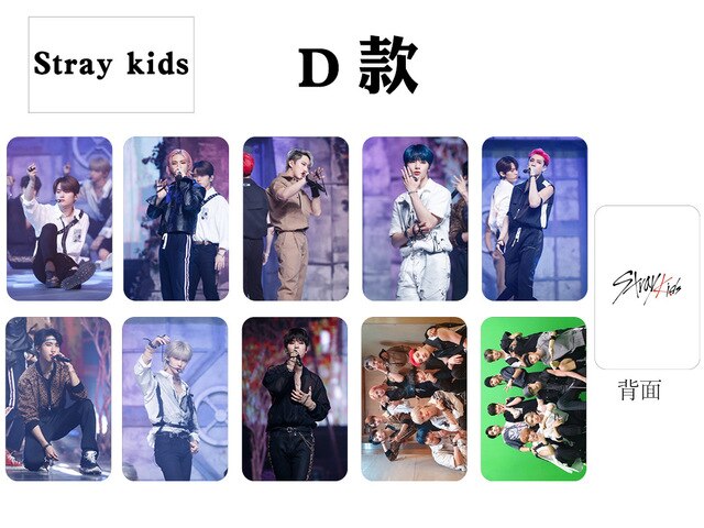 10pcs/set Kpop Stray Kids Photocard New Arrivals HD photo Double side print K-pop stray kids Lomo Cards new arrivals
