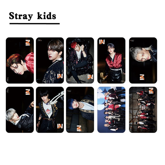 10pcs/set Kpop Stray Kids Photocard New Arrivals HD photo Double side print K-pop stray kids Lomo Cards new arrivals