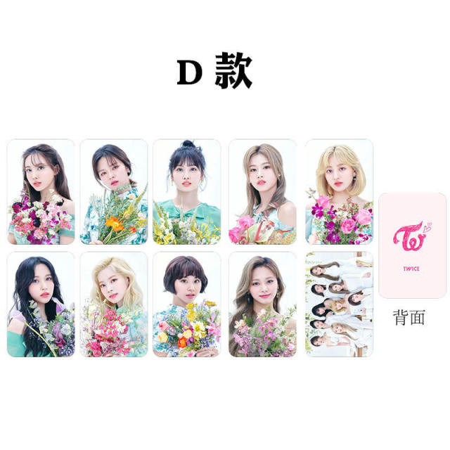 10pcs/set Kpop TWICE photocard New photo album Lomo Cards High qualityi HD Double side print K-pop TWICE For fans collection