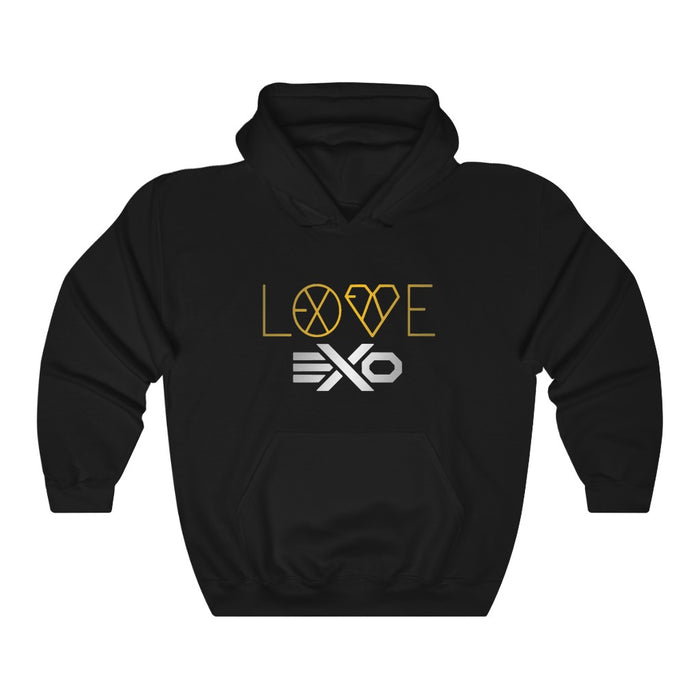 EXO Love Hoodie - EXO Hoodies - Kpop Pullover Hoodie