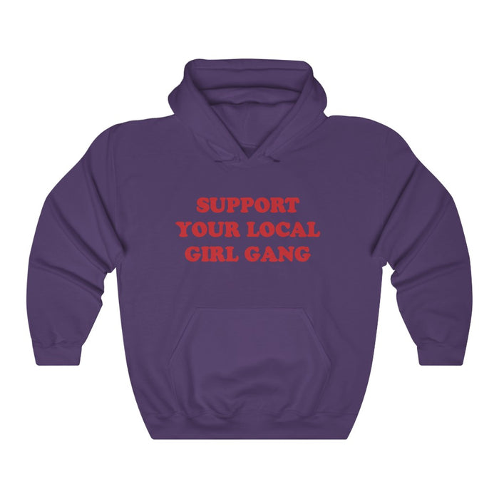 Support Your Local Girl Gang Hoodie - Trendy Winter Kpop Hoodies Kpop Fashion - Kpop Hooded Sweater
