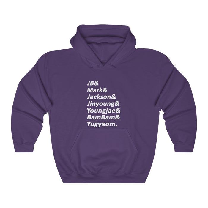 GOT7 Jb& Mark& Jackson& Jinyoung& Youngjae& BamBam& Yugyeom Hoodie - GOT7 Hoodies - Kpop Pullover Hoodie