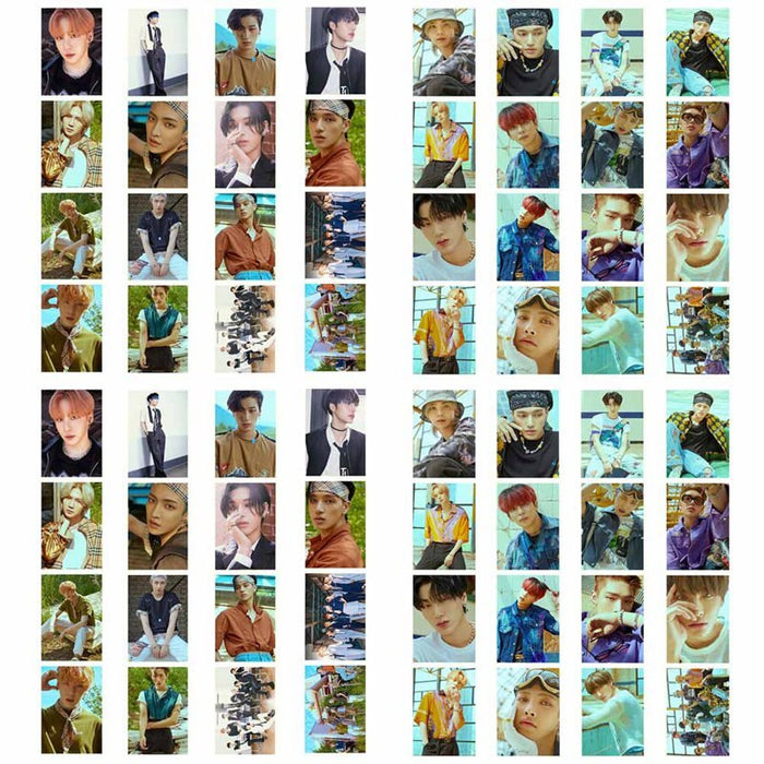 16PCS/Set Kpop ATEEZ Photocard Postcard New Album ZERO: FEVER PART.1 Photo Card LOMO Cards For Fans Gift