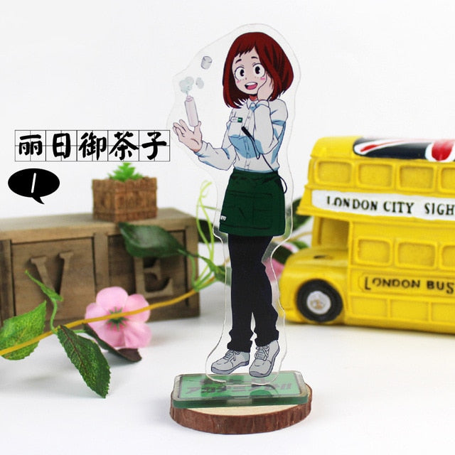 16cm My Hero Academia Anime Figure Acrylic Stand Model Toy Deku Might Shigaraki Tomura  Anime Collection DIY Action Figures Toys