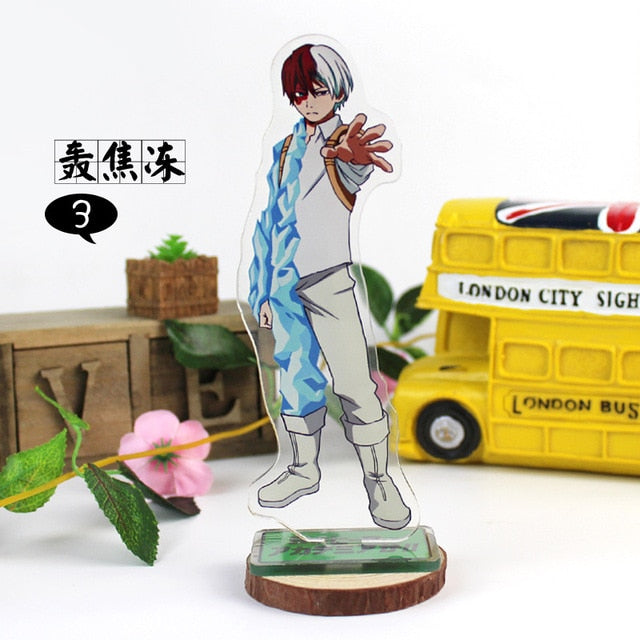 16cm My Hero Academia Anime Figure Acrylic Stand Model Toy Deku Might Shigaraki Tomura  Anime Collection DIY Action Figures Toys