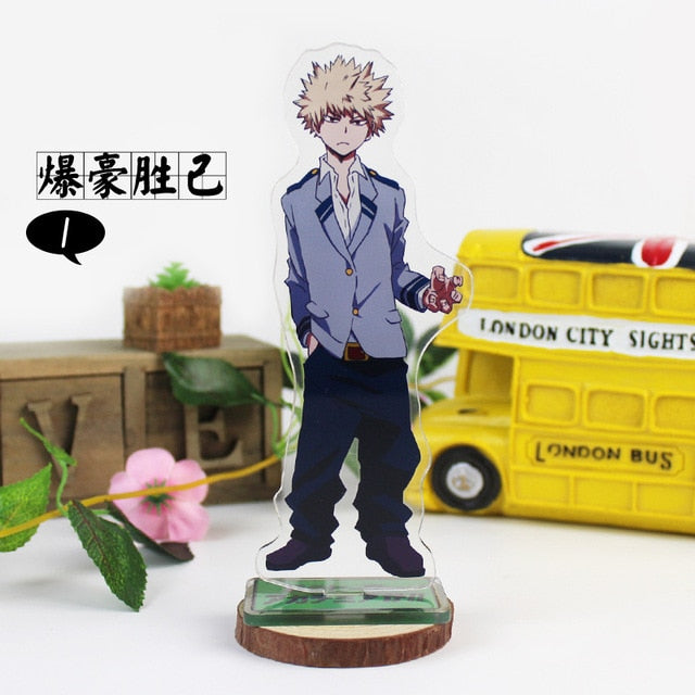16cm My Hero Academia Anime Figure Acrylic Stand Model Toy Deku Might Shigaraki Tomura  Anime Collection DIY Action Figures Toys