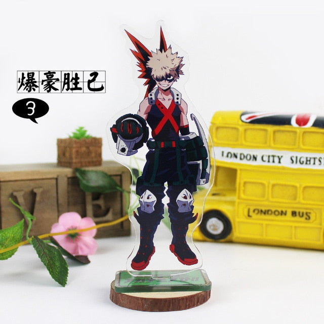 16cm My Hero Academia Anime Figure Acrylic Stand Model Toy Deku Might Shigaraki Tomura  Anime Collection DIY Action Figures Toys