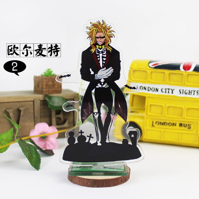 16cm My Hero Academia Anime Figure Acrylic Stand Model Toy Deku Might Shigaraki Tomura  Anime Collection DIY Action Figures Toys