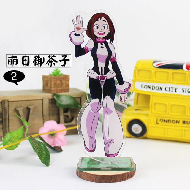 16cm My Hero Academia Anime Figure Acrylic Stand Model Toy Deku Might Shigaraki Tomura  Anime Collection DIY Action Figures Toys