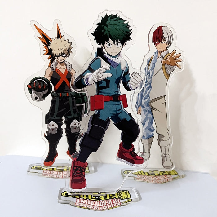 16cm My Hero Academia Anime Figure Acrylic Stand Model Toy Deku Might Shigaraki Tomura  Anime Collection DIY Action Figures Toys