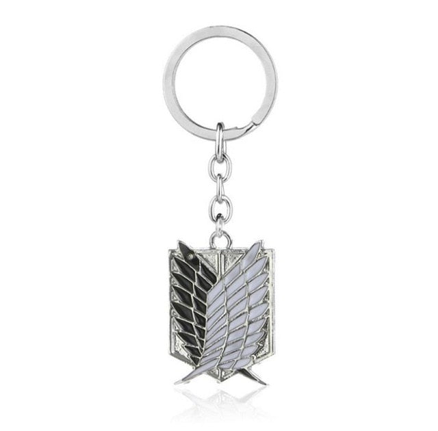 1pc Anime Attack on Titan Alloy Necklace Figure Toys Wings of Liberty Shingeki No Kyojin Leather Chain Gold Silver Pendant Gift