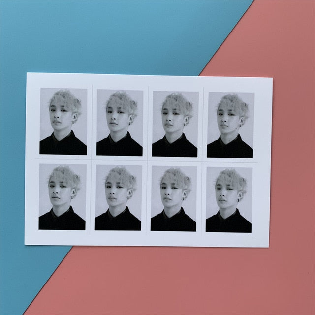 1pcs Kpop Stray kids 1 inch ID Photo Cards Postcard for fans collection K-pop Straykids Photocard