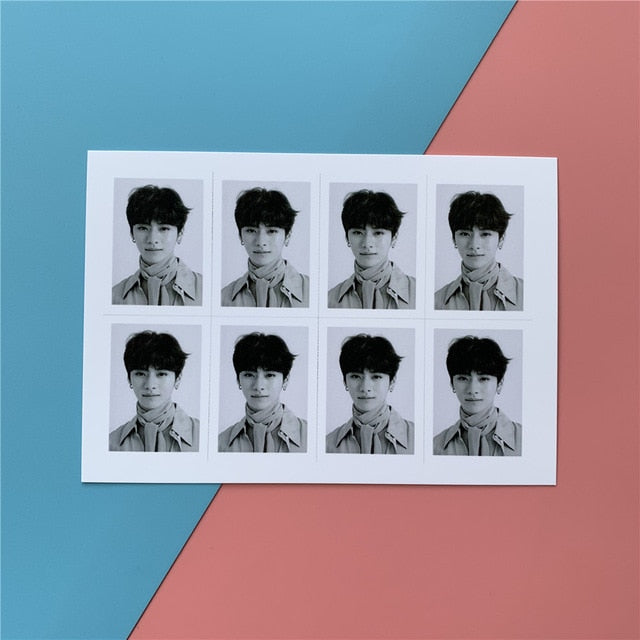 1pcs Kpop Stray kids 1 inch ID Photo Cards Postcard for fans collection K-pop Straykids Photocard