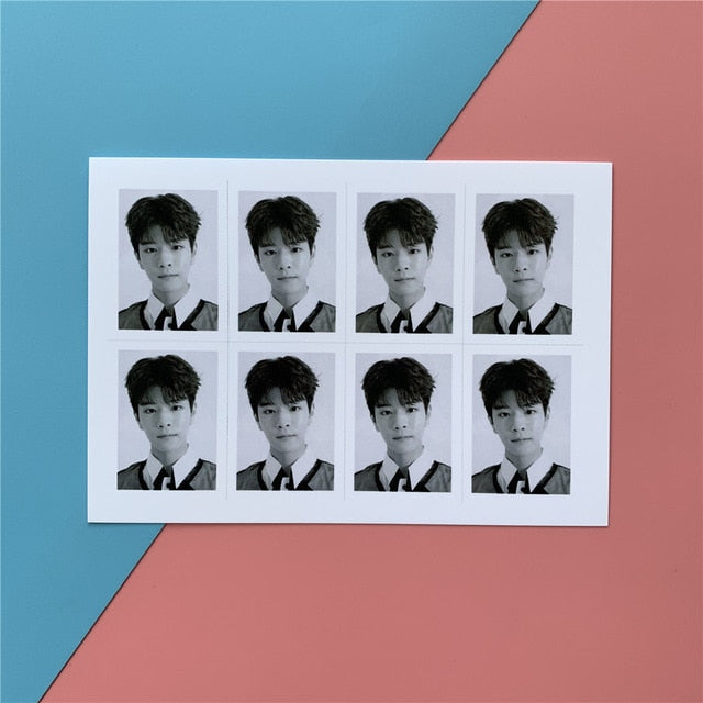 1pcs Kpop Stray kids 1 inch ID Photo Cards Postcard for fans collection K-pop Straykids Photocard