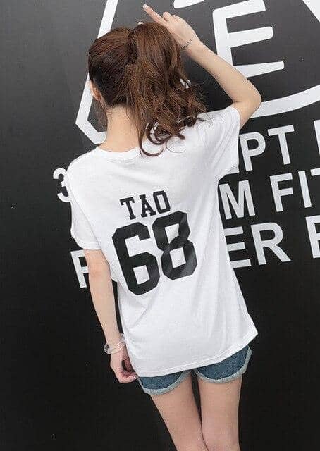 Kpop Newest 2016 Summer Exo Letter Print T Shirt Women Harajuku O-neck Short Sleeve tshirt women Tops Black White Tee Shirt Femme that you'll fall in love with. At an affordable price at KPOPSHOP, We sell a variety of 2016 Summer Exo Letter Print T Shirt Women Harajuku O-neck Short Sleeve tshirt women Tops Black White Tee Shirt Femme with Free Shipping.