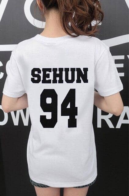 Kpop Newest 2016 Summer Exo Letter Print T Shirt Women Harajuku O-neck Short Sleeve tshirt women Tops Black White Tee Shirt Femme that you'll fall in love with. At an affordable price at KPOPSHOP, We sell a variety of 2016 Summer Exo Letter Print T Shirt Women Harajuku O-neck Short Sleeve tshirt women Tops Black White Tee Shirt Femme with Free Shipping.