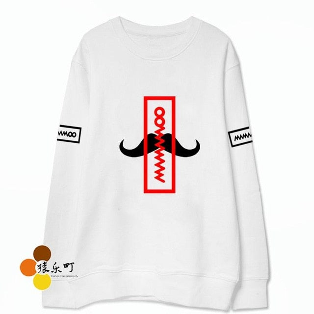 kpop mamamoo album cover same moustache  pullover sweatshirt