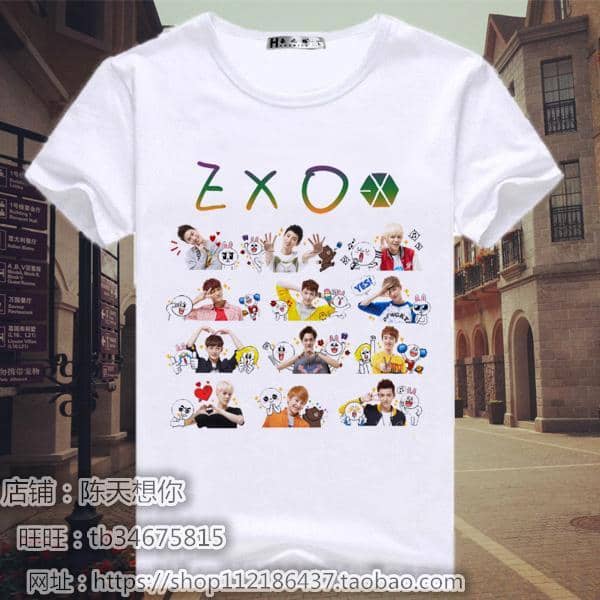 Kpop Newest 2019 kpop new EXO T-Shirt summer Two patrol groups The same paragraph KRIS SEHUN CHANYEOL BAEKHYUN male and female Short-sleeved that you'll fall in love with. At an affordable price at KPOPSHOP, We sell a variety of 2019 kpop new EXO T-Shirt summer Two patrol groups The same paragraph KRIS SEHUN CHANYEOL BAEKHYUN male and female Short-sleeved with Free Shipping.