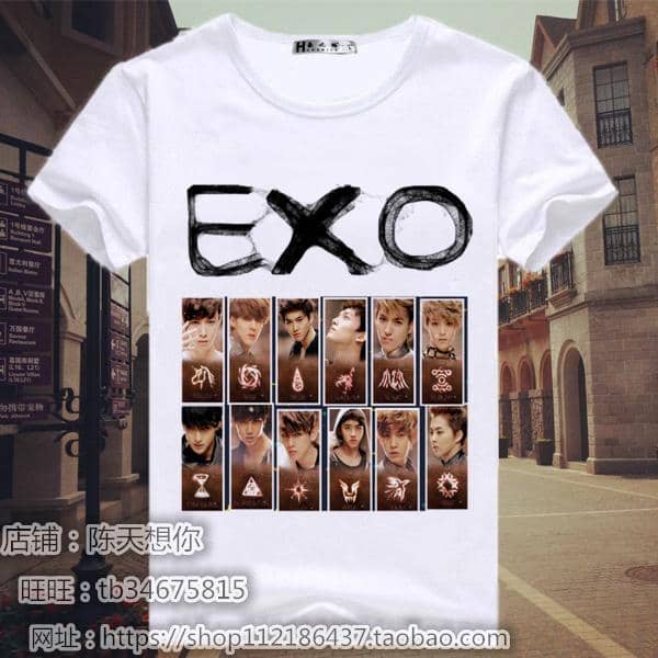Kpop Newest 2019 kpop new EXO T-Shirt summer Two patrol groups The same paragraph KRIS SEHUN CHANYEOL BAEKHYUN male and female Short-sleeved that you'll fall in love with. At an affordable price at KPOPSHOP, We sell a variety of 2019 kpop new EXO T-Shirt summer Two patrol groups The same paragraph KRIS SEHUN CHANYEOL BAEKHYUN male and female Short-sleeved with Free Shipping.