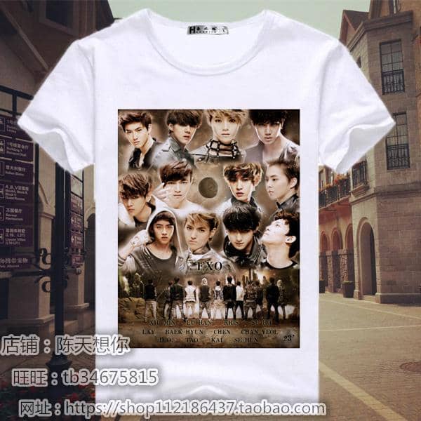 Kpop Newest 2019 kpop new EXO T-Shirt summer Two patrol groups The same paragraph KRIS SEHUN CHANYEOL BAEKHYUN male and female Short-sleeved that you'll fall in love with. At an affordable price at KPOPSHOP, We sell a variety of 2019 kpop new EXO T-Shirt summer Two patrol groups The same paragraph KRIS SEHUN CHANYEOL BAEKHYUN male and female Short-sleeved with Free Shipping.