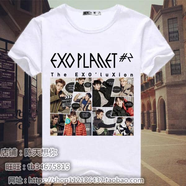 Kpop Newest 2019 kpop new EXO T-Shirt summer Two patrol groups The same paragraph KRIS SEHUN CHANYEOL BAEKHYUN male and female Short-sleeved that you'll fall in love with. At an affordable price at KPOPSHOP, We sell a variety of 2019 kpop new EXO T-Shirt summer Two patrol groups The same paragraph KRIS SEHUN CHANYEOL BAEKHYUN male and female Short-sleeved with Free Shipping.