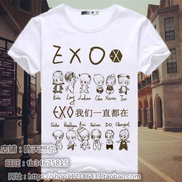 Kpop Newest 2019 kpop new EXO T-Shirt summer Two patrol groups The same paragraph KRIS SEHUN CHANYEOL BAEKHYUN male and female Short-sleeved that you'll fall in love with. At an affordable price at KPOPSHOP, We sell a variety of 2019 kpop new EXO T-Shirt summer Two patrol groups The same paragraph KRIS SEHUN CHANYEOL BAEKHYUN male and female Short-sleeved with Free Shipping.