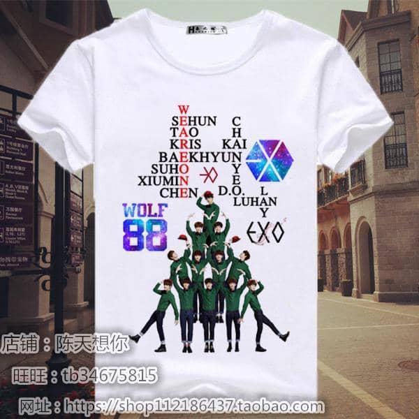 Kpop Newest 2019 kpop new EXO T-Shirt summer Two patrol groups The same paragraph KRIS SEHUN CHANYEOL BAEKHYUN male and female Short-sleeved that you'll fall in love with. At an affordable price at KPOPSHOP, We sell a variety of 2019 kpop new EXO T-Shirt summer Two patrol groups The same paragraph KRIS SEHUN CHANYEOL BAEKHYUN male and female Short-sleeved with Free Shipping.