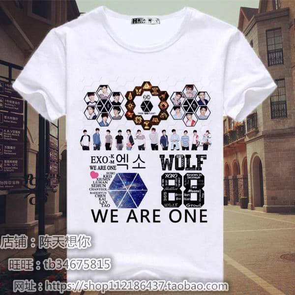 Kpop Newest 2019 kpop new EXO T-Shirt summer Two patrol groups The same paragraph KRIS SEHUN CHANYEOL BAEKHYUN male and female Short-sleeved that you'll fall in love with. At an affordable price at KPOPSHOP, We sell a variety of 2019 kpop new EXO T-Shirt summer Two patrol groups The same paragraph KRIS SEHUN CHANYEOL BAEKHYUN male and female Short-sleeved with Free Shipping.