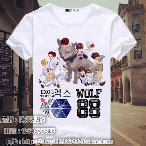 Kpop Newest 2019 kpop new EXO T-Shirt summer Two patrol groups The same paragraph KRIS SEHUN CHANYEOL BAEKHYUN male and female Short-sleeved that you'll fall in love with. At an affordable price at KPOPSHOP, We sell a variety of 2019 kpop new EXO T-Shirt summer Two patrol groups The same paragraph KRIS SEHUN CHANYEOL BAEKHYUN male and female Short-sleeved with Free Shipping.