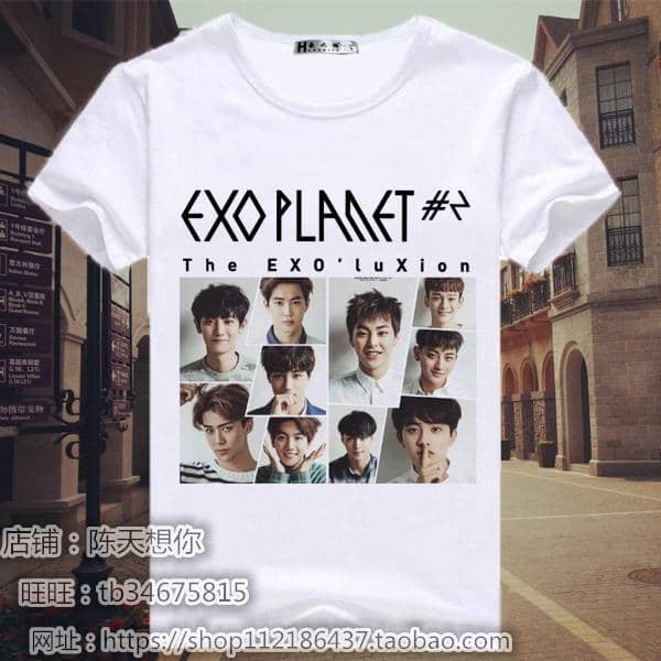 Kpop Newest 2019 kpop new EXO T-Shirt summer Two patrol groups The same paragraph KRIS SEHUN CHANYEOL BAEKHYUN male and female Short-sleeved that you'll fall in love with. At an affordable price at KPOPSHOP, We sell a variety of 2019 kpop new EXO T-Shirt summer Two patrol groups The same paragraph KRIS SEHUN CHANYEOL BAEKHYUN male and female Short-sleeved with Free Shipping.