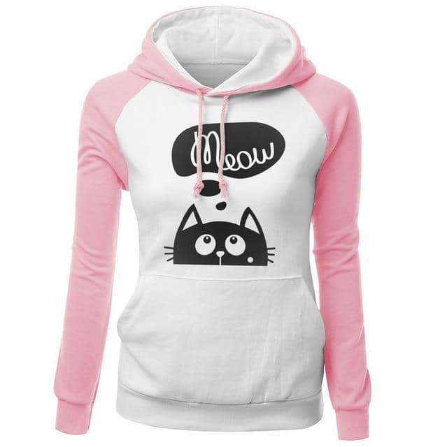 Kpop Newest 2018 Autumn Winter New Hoodies For Women Sweatshirt Kawaii CAT MEOW Print Fashion Hoody Kpop Sweatshirts Raglan Harajuku Hoodie that you'll fall in love with. At an affordable price at KPOPSHOP, We sell a variety of 2018 Autumn Winter New Hoodies For Women Sweatshirt Kawaii CAT MEOW Print Fashion Hoody Kpop Sweatshirts Raglan Harajuku Hoodie with Free Shipping.