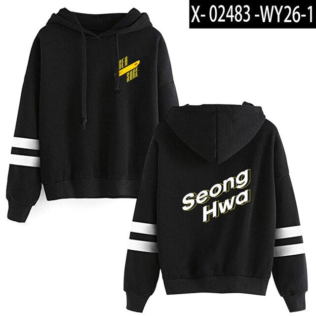 ATEEZ Hooded Sweatshirt tshirts Kpop ATEEZ Hoodie A TEEnager Z Women Pullover - Kpopshop